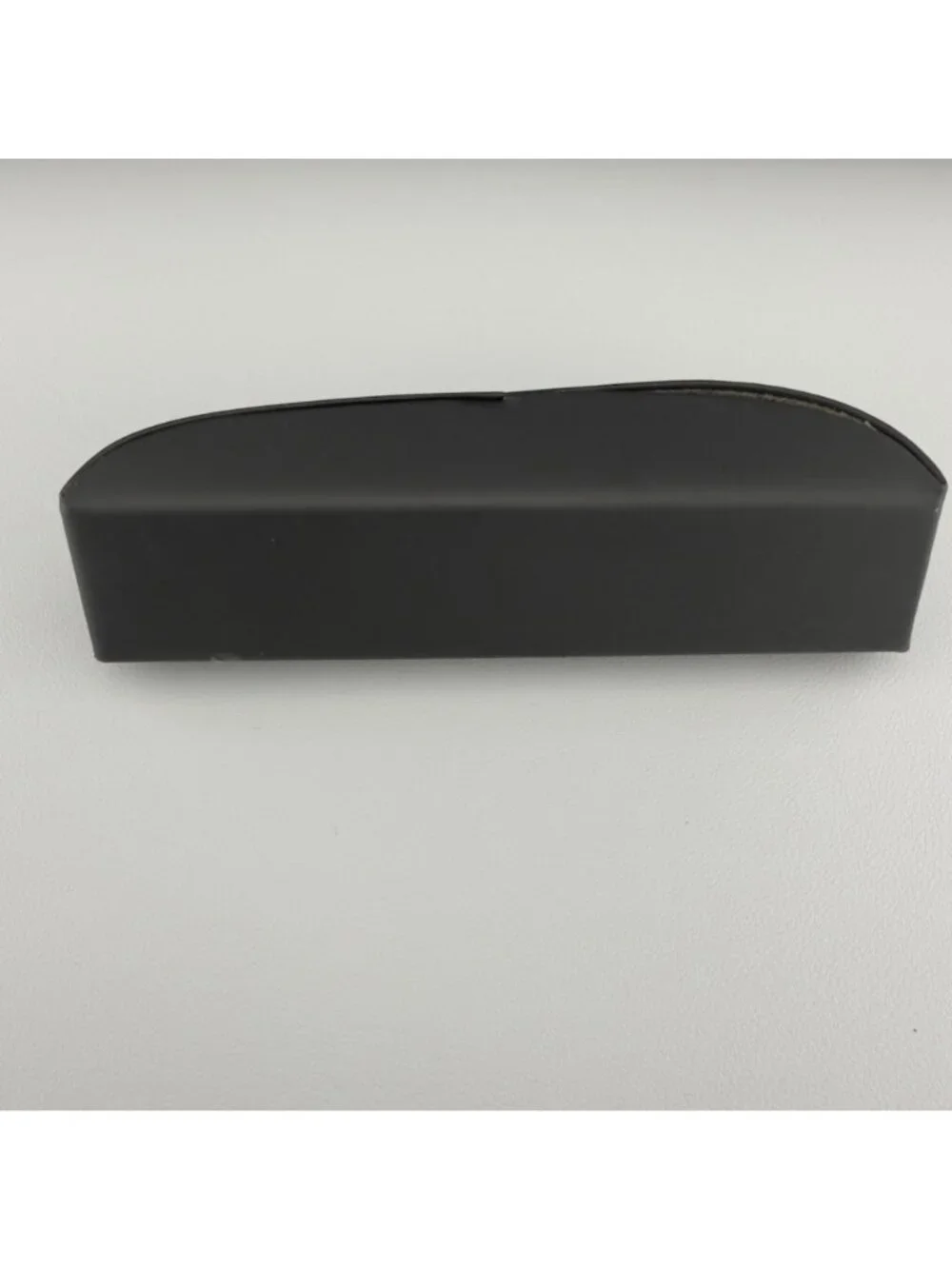 Silhouette Eyeglasses Case Hard Shell Gray Felt Lined Cleaning Cloth